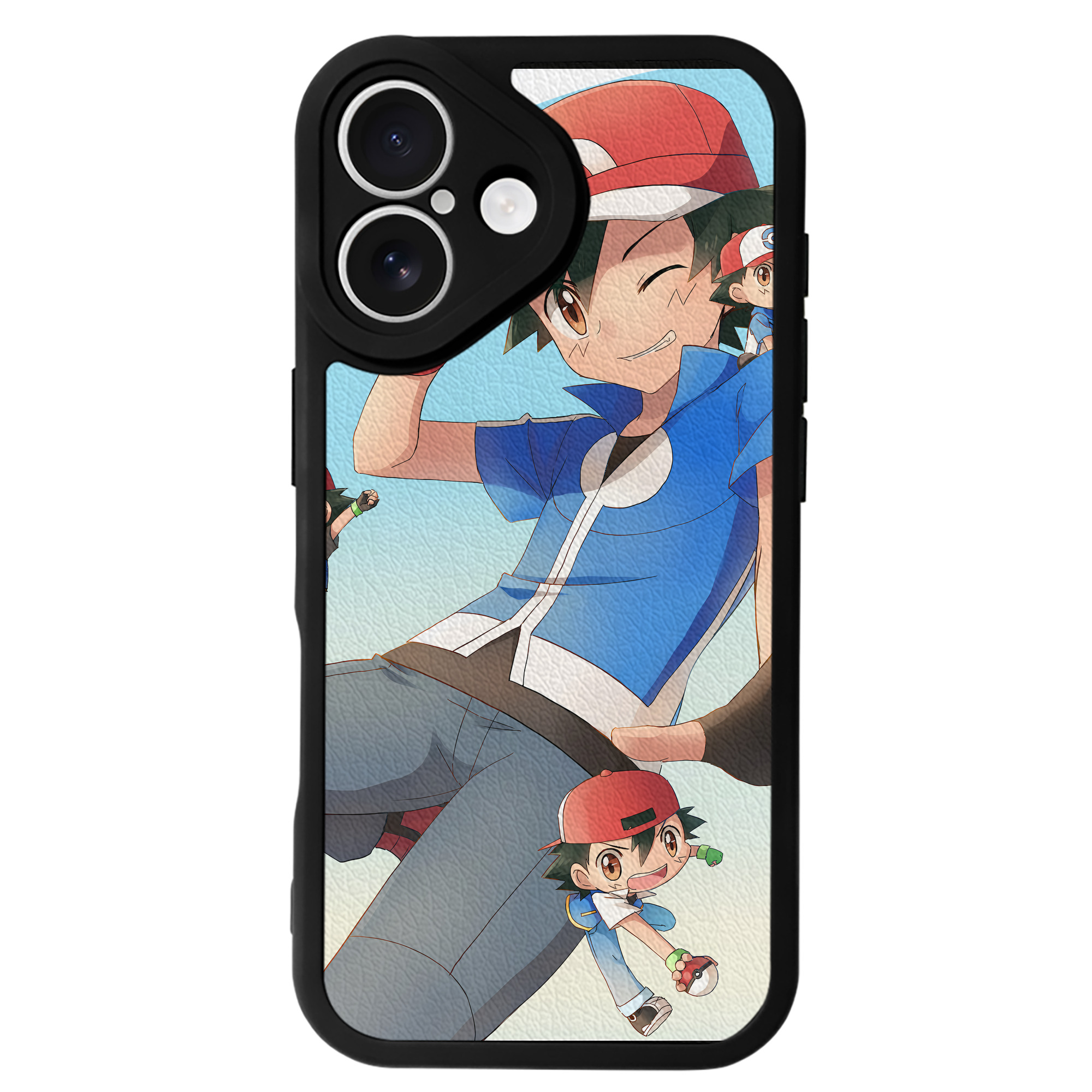 （画像用） ポケットモンスター Pokémon 【iPhone 16シリーズ対応】シリコンスマホケース（レザー調） 材質：シリコン